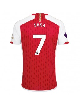 Moški Nogometna dresi replika Arsenal Bukayo Saka #7 Domači 2023-24 Kratek rokav